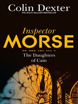 daughters cain morse dexter inspector colin waterstones book ebook series
